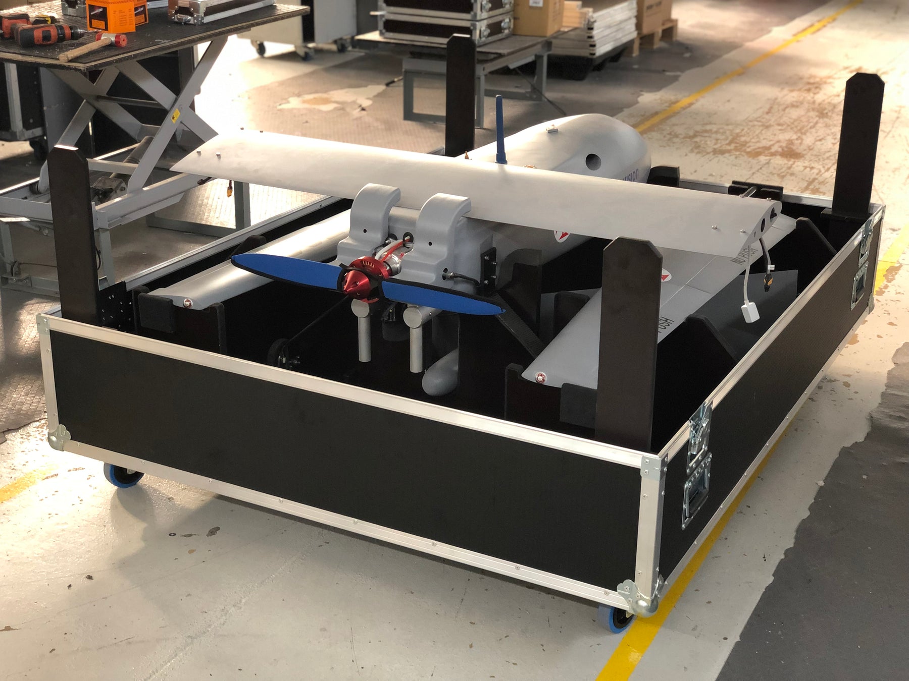 Santosom Flight Cases for Uavision Drones