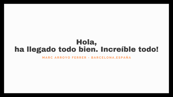 Gracias Marc!