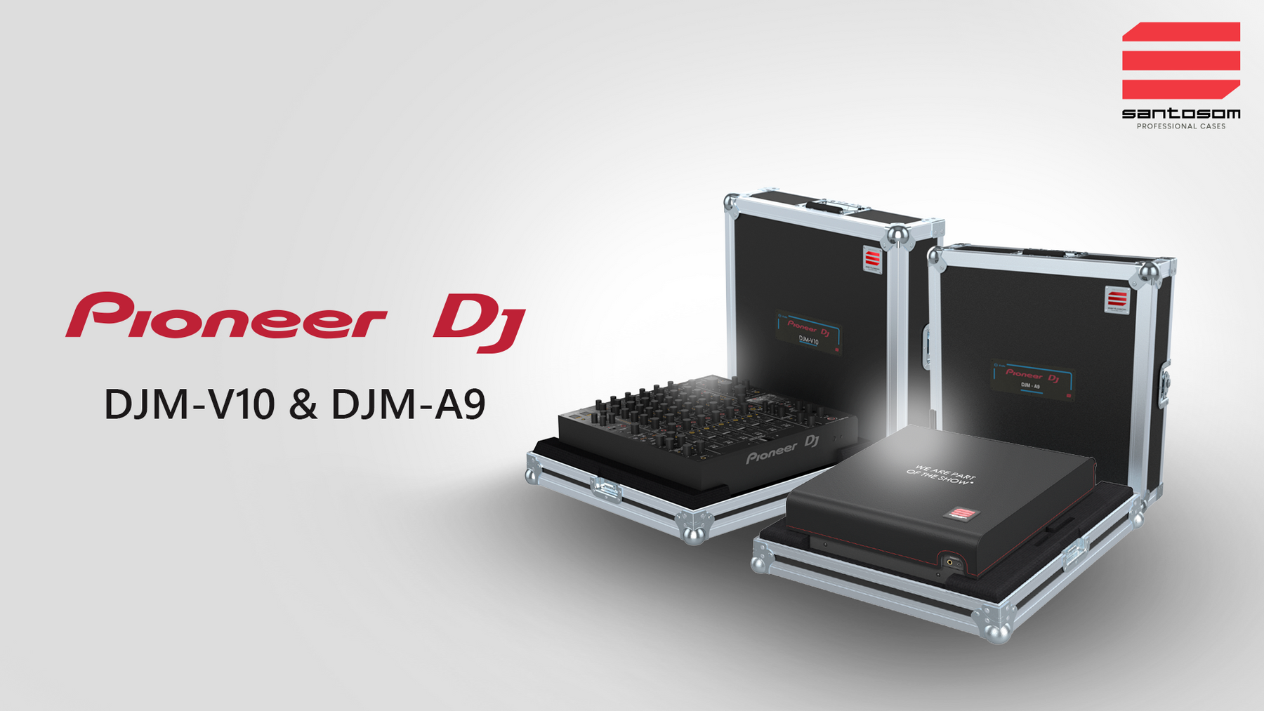 Pioneer DJ ( DJM-V10 & DJM-A9) + Santosom thermal covers