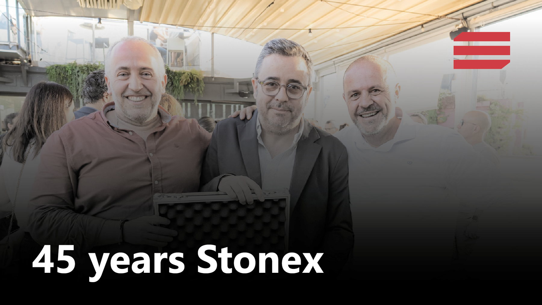 Santosom congratulates Stonex on 45 years of excellence!