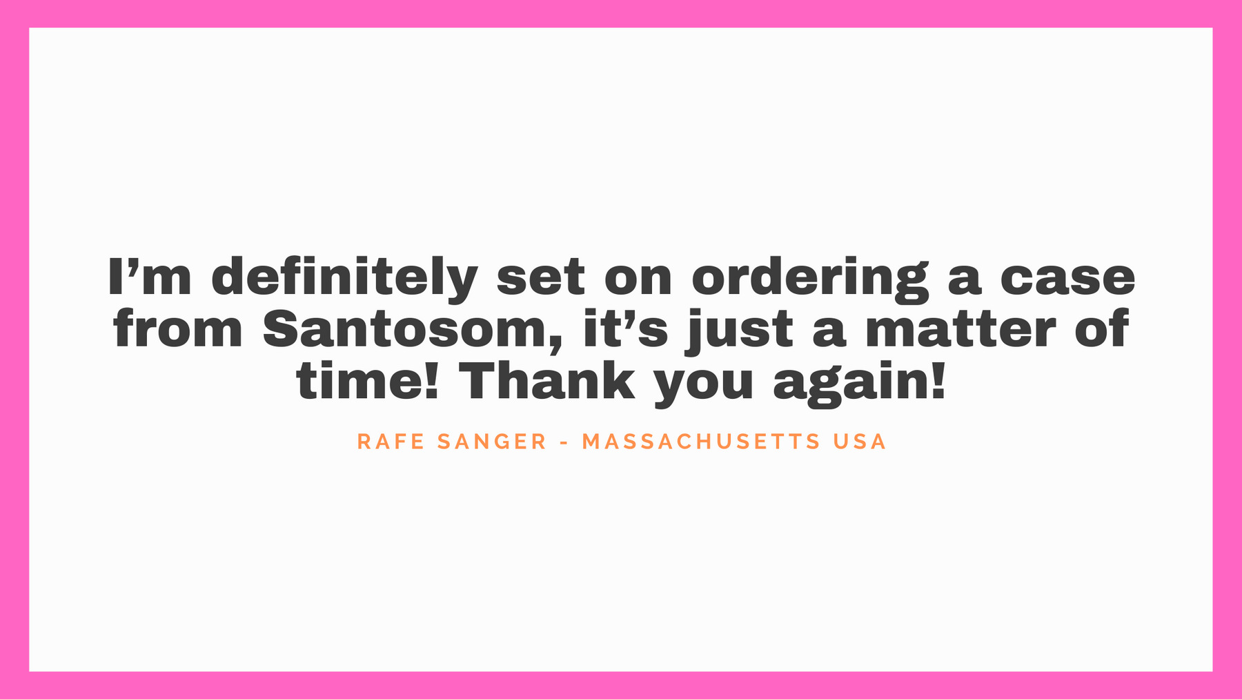 Thank You Rafe!
