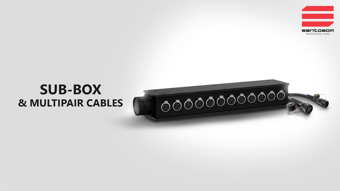Santosom Signal Distribution Sub-Box with Multipair Cables
