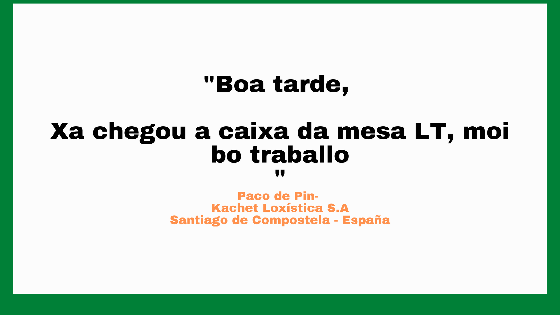 Gracias Paco!