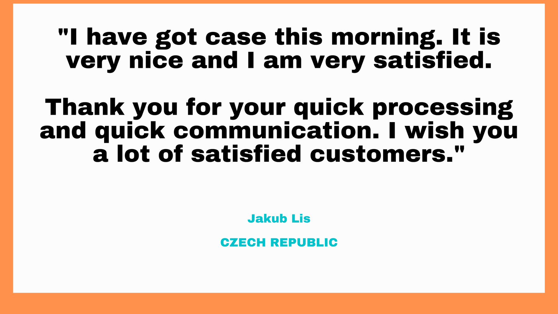 Thank you Jakub!