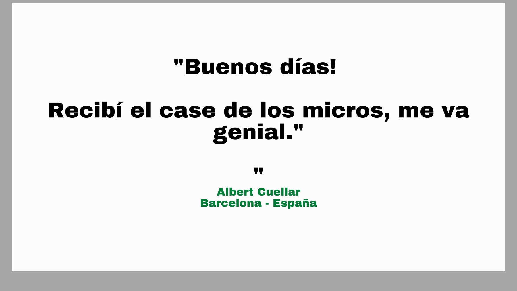 Gracias Albert!