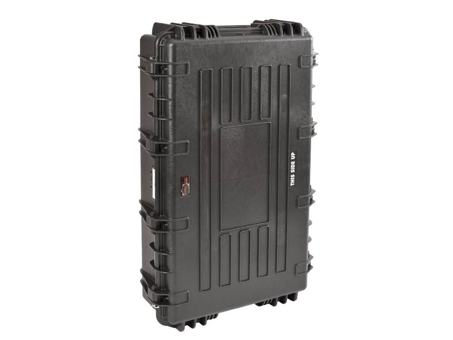 PLASTIC CASES WATERPROOF CASE 108x62x26+6 cm (174lt) w/ wheels, foam