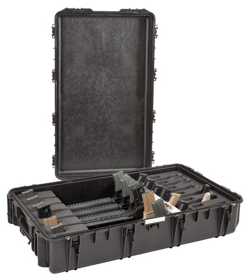 PLASTIC CASES WATERPROOF CASE 108x62x26+6 cm (174lt) w/ wheels, foam