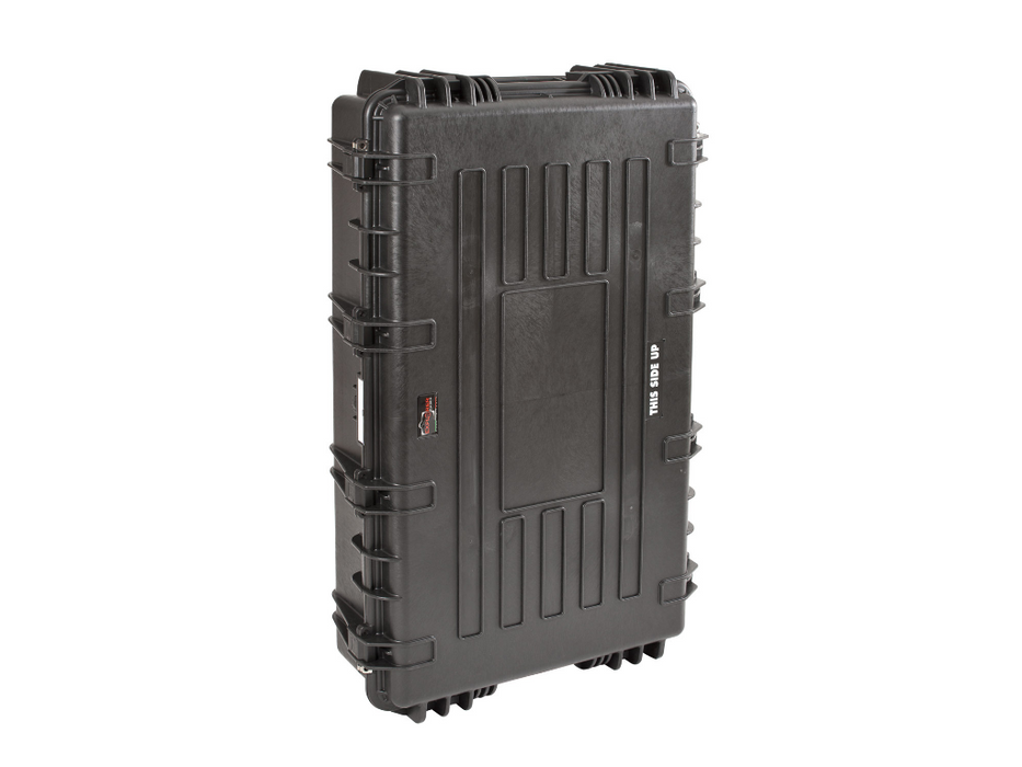 PLASTIC CASES WATERPROOF CASE 108x62x26+6 cm (174lt) With Wheels
