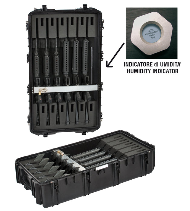 PLASTIC CASES WATERPROOF CASE 108x62x40+20 cm (260lt) w/ wheels