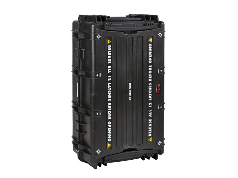 PLASTIC CASES WATERPROOF CASE 108x62x40+20 cm (260lt) w/ wheels