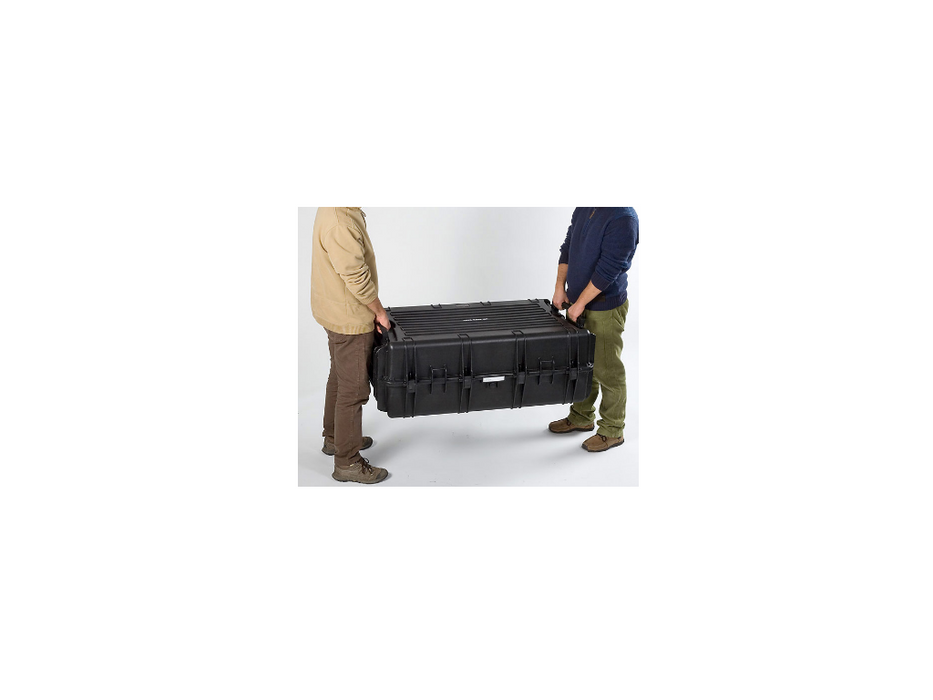 PLASTIC CASES WATERPROOF CASE 108x62x40+20 cm (260lt) w/ wheels
