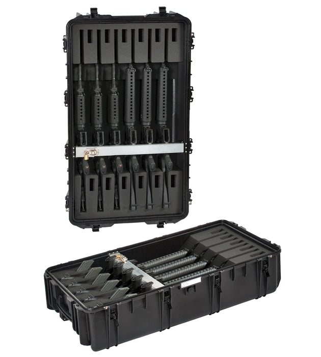 PLASTIC CASES WATERPROOF CASE 108x62x40+20 cm (260lt) w/ wheels
