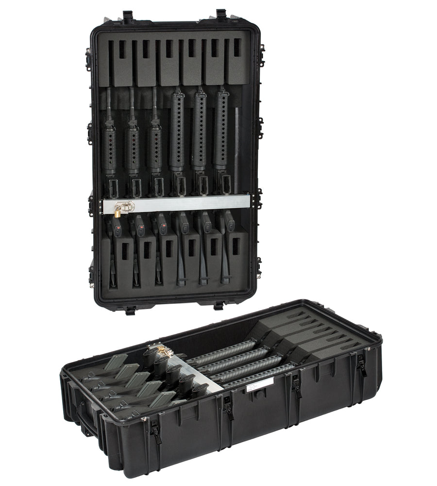 PLASTIC CASES WATERPROOF CASE 108x62x40+20 cm (260lt) w/ wheels