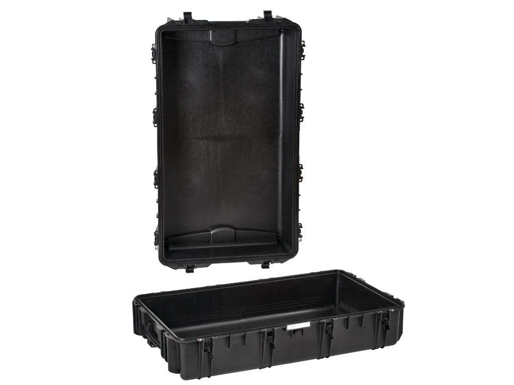 PLASTIC CASES WATERPROOF CASE 108x62x40+20 cm (260lt) w/ wheels