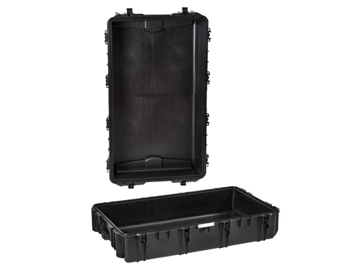 PLASTIC CASES WATERPROOF CASE 108x62x40+20 cm (260lt) w/ wheels