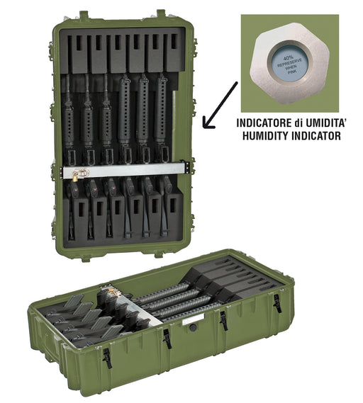 PLASTIC CASES WATERPROOF CASE 108x62x40+20 cm (260lt) w/ wheels