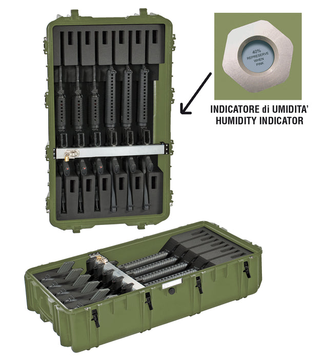 PLASTIC CASES WATERPROOF CASE 108x62x40+20 cm (260lt) w/ wheels