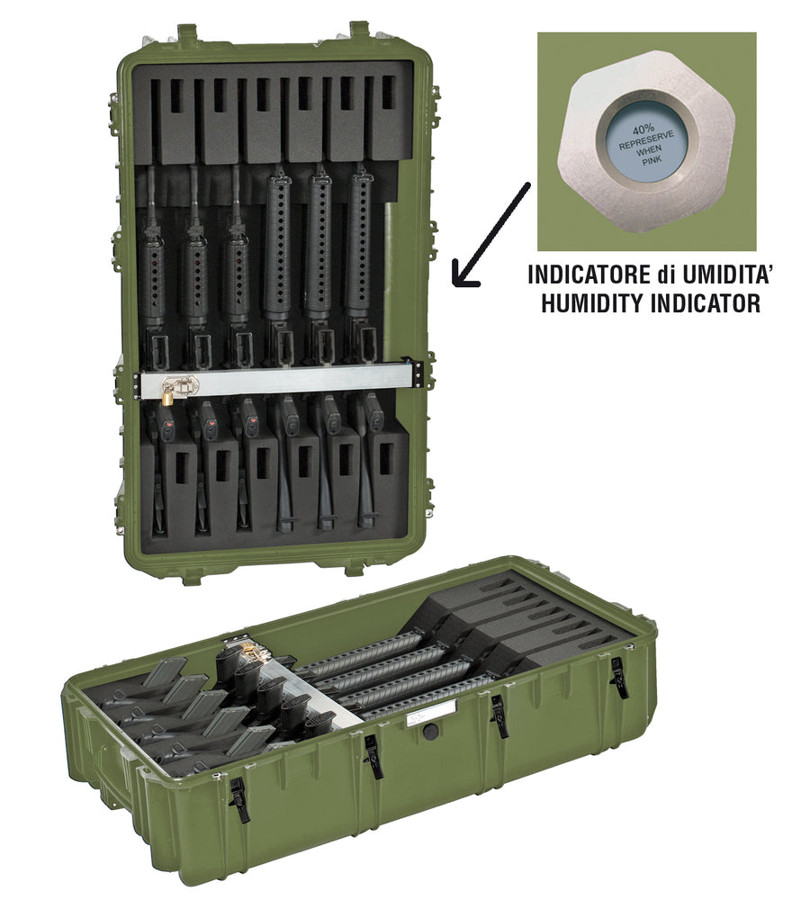 PLASTIC CASES WATERPROOF CASE 108x62x40+20 cm (260lt) w/ wheels