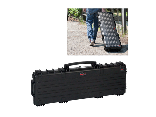 PLASTIC CASES WATERPROOF CASE 113.6x35x13,5+4,2 cm (53.7lt) w/ wheels