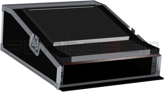 Santosom Custom Made Flight case, Jands Vista + Monitor + access.