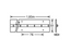 Adam Hall Hardware Piano Hinge Steel pre-drilLed