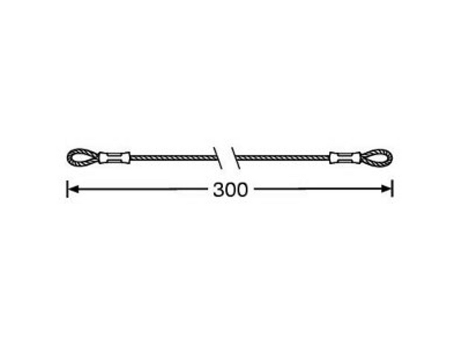 Adam Hall Hardware Lid fixing Steel, 30cm