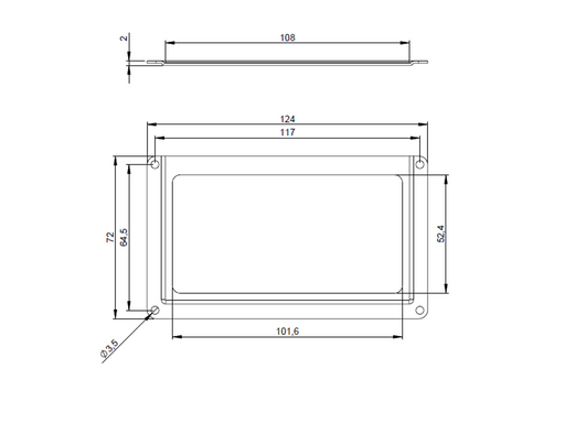 Adam Hall Hardware Label Holder