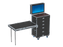 SANTOSOM Roadcase Flight case Merchandising with exterior screen