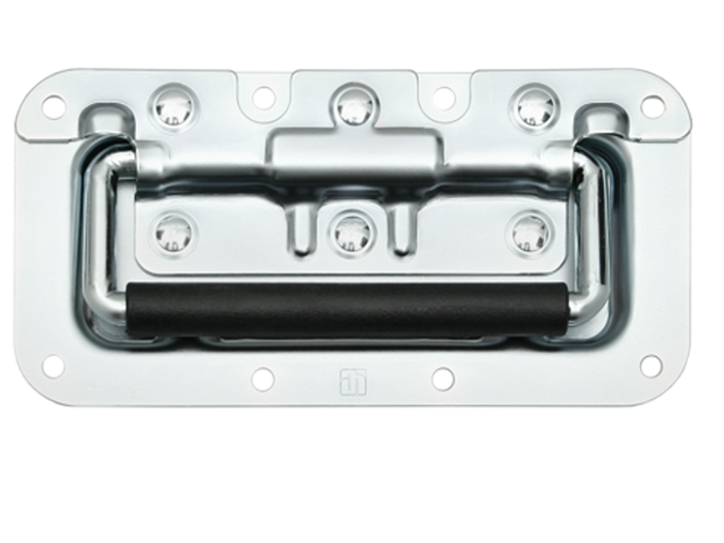 Adam Hall Hardware Recessed Sprung Handle S in Dish8 mm Deep