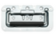 Adam Hall Hardware Recessed Sprung Handle S in Dish8 mm Deep