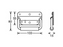 Adam Hall Hardware Recessed Sprung Handle S