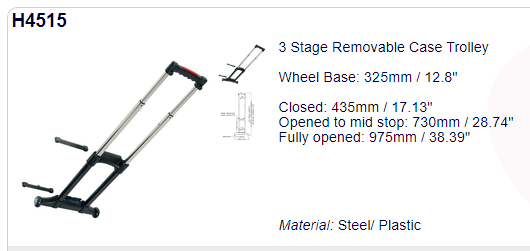 Penn Hardware Extendable Handle 335mm