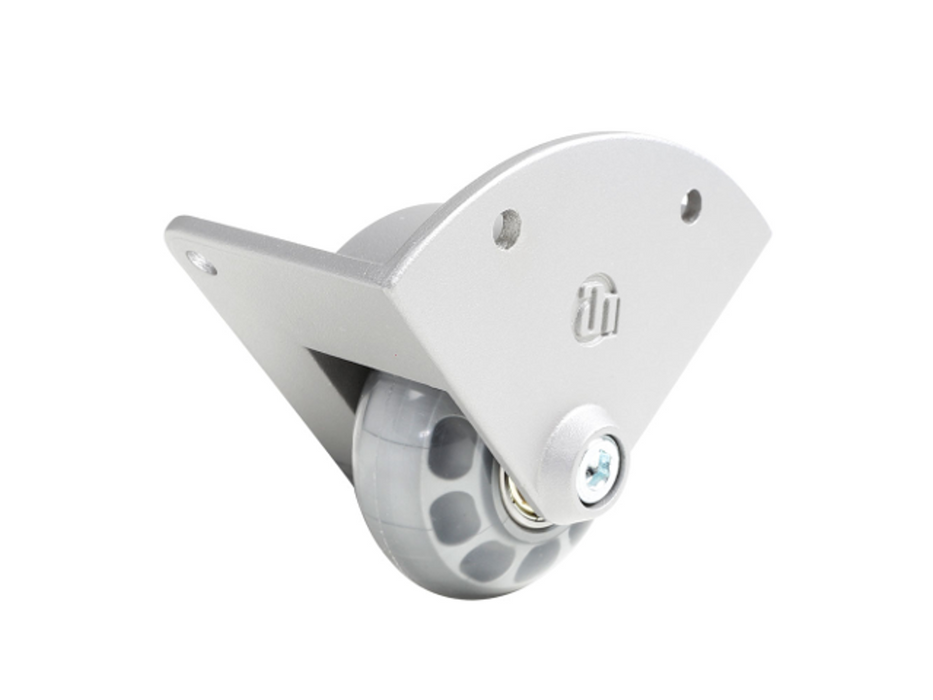Adam Hall Hardware Corner Castor With 48 mm wheel in Aluminium