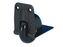 Adam Hall Hardware Recessed Edge Castor 58 mm in Plastic Housing