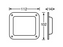 Adam Hall Hardware Castor DishSteel Galvanised