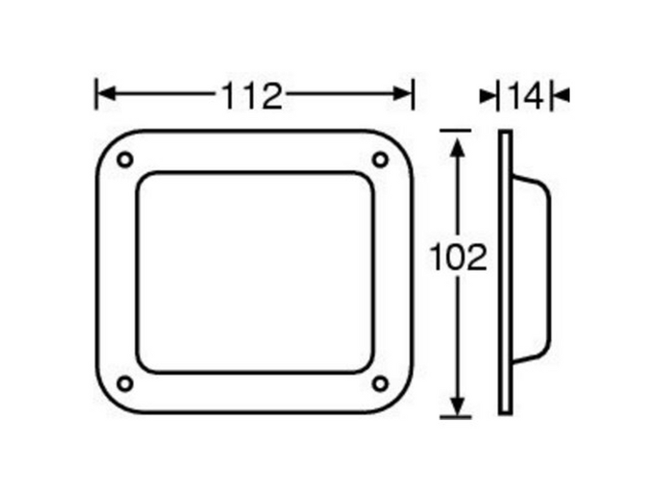 Adam Hall Hardware Castor DishSteel Galvanised