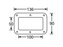 Adam Hall Hardware Castor Dish Steel Galvanised