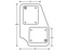 Adam Hall Hardware Castor Plate polyamide Black right