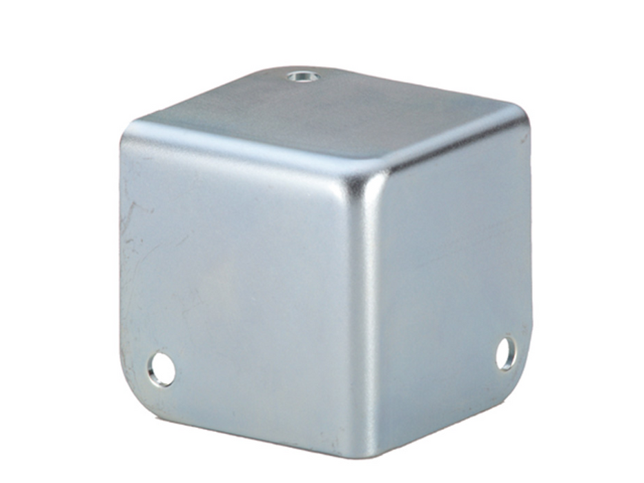 Adam Hall Hardware Corner S square Zinc - leg length 41mm