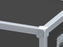 Adam Hall Hardware Case Corner Three-Leg 48x48