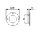 Adam Hall Hardware Small Stacking Dish, Zinc plated