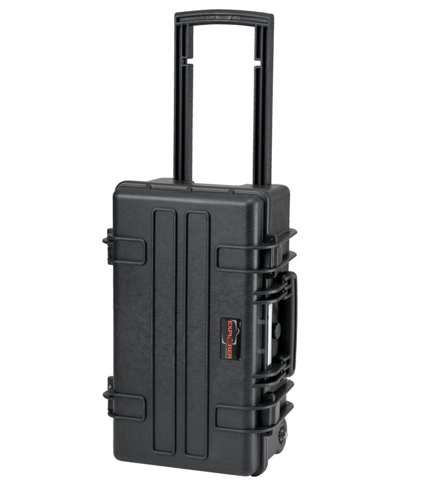 PLASTIC CASES WATERPROOF CASE 51x27x26 cm (31lt) w/ wheels - Green
