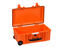 PLASTIC CASES WATERPROOF CASE 51,7x27,7x21,7 cm (31lt) w/ wheels - Orange