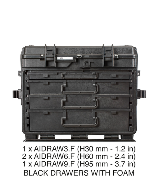 Explorer Impermeável Case  c/ Gavetas e espuma (58,1x38,1x45,5 EXD)