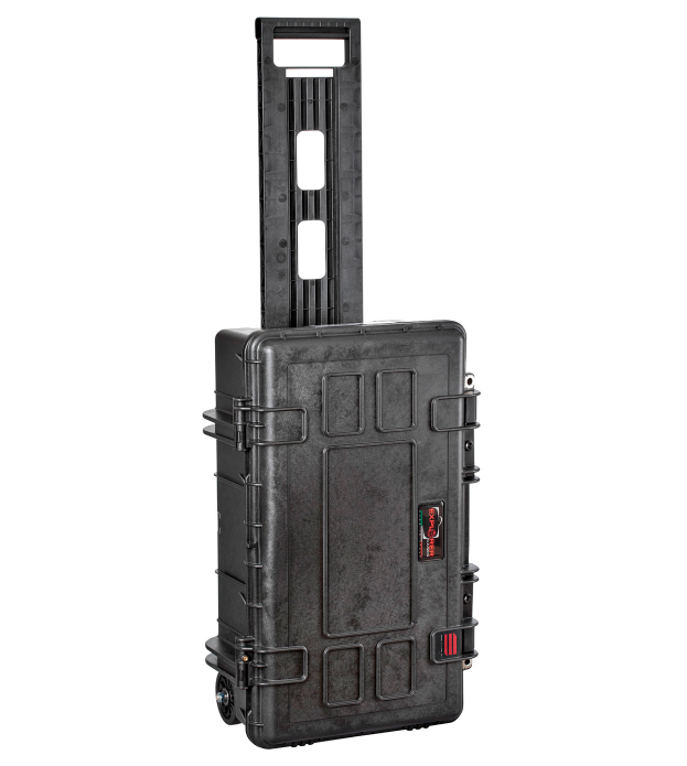 PLASTIC CASES WATERPROOF CASE LightWeight, 52x28x18 cm (26,6lt) w/ wheels