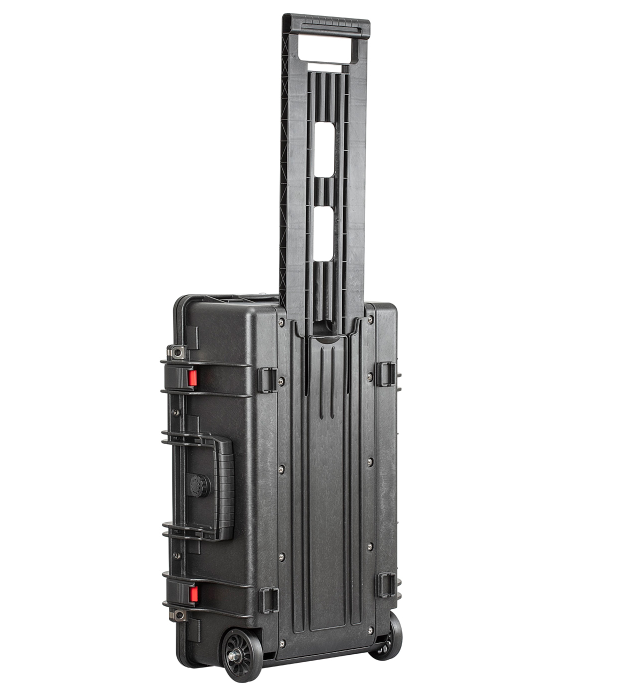 PLASTIC CASES WATERPROOF CASE LightWeight, 52x28x18 cm (26,6lt) w/ wheels