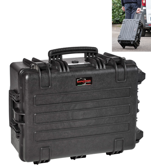 PLASTIC CASES WATERPROOF CASE 53,8x40,5x25 cm (53lt) w/ wheels