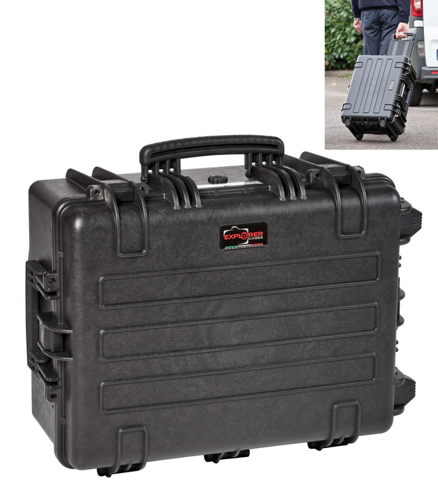 PLASTIC CASES WATERPROOF CASE 53,8x40,5x25 cm (53lt) w/ wheels