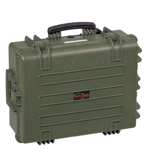 PLASTIC CASES WATERPROOF CASE 58x44x22+6 cm (56.1lt) - Green