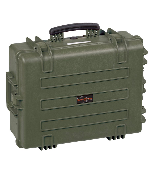 PLASTIC CASES WATERPROOF CASE 58x44x22+6 cm (56.1lt) - Green